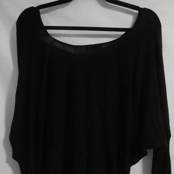 REITMANS | large | Sheer Black Knit Poncho / Shawl With Sleeves | GUC - Picture 11 of 16